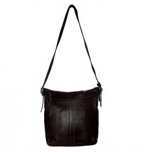 Coach Vintage Legacy Slim Duffle F2S-9188 Brown Leather Crossbody Shoulder Bag